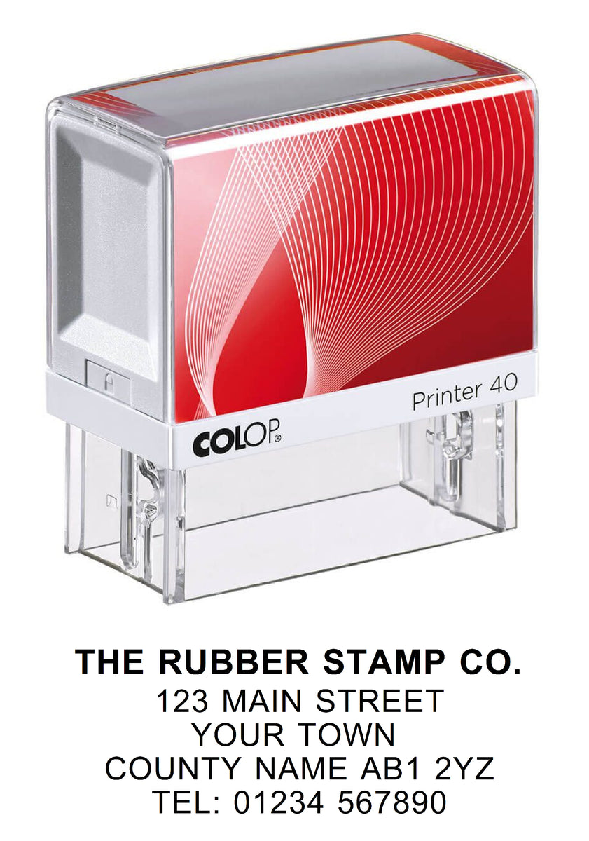 NAME ADDRESS STAMP The Rubber Stamp Company